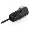 Alcasa S1 IC01-24F01 LC Melns 3m taisns Connector