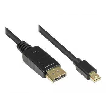 DisplayPort kabelis Alcasa DP-MDP1 1 m Mini DisplayPort melns