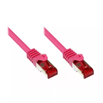Tīkla kabelis Alcasa CAT6 S/FTP 25 m fuksīna krāsā