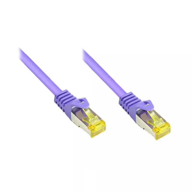 Tīkla kabelis Alcasa Cat7 50m RJ-45 S/FTP violets
