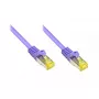 Tīkla kabelis Alcasa Cat7 50m RJ-45 S/FTP violets