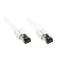 Tīkla kabelis Alcasa 8080-050W Balts 5m Cat8.1 S/FTP