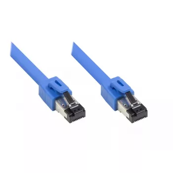 Tīkla kabelis Alcasa 8080-100B 10m Cat8.1 S/FTP Zils