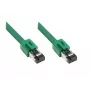Tīkla kabelis Alcasa 8080-050G zaļš 5m Cat8.1 S/FTP