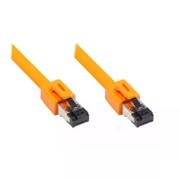 Tīkla kabelis Alcasa 8080-050O 5m Cat8.1 S/FTP oranža