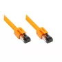 Tīkla kabelis Alcasa 8080-050O 5m Cat8.1 S/FTP oranža