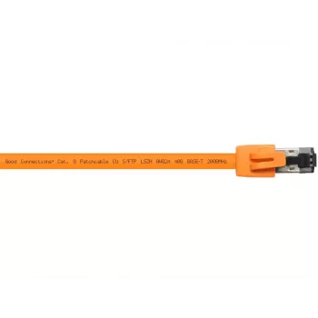 Tīkla kabelis Alcasa 8080-075O oranžs 7,5 m Cat8.1 S/FTP