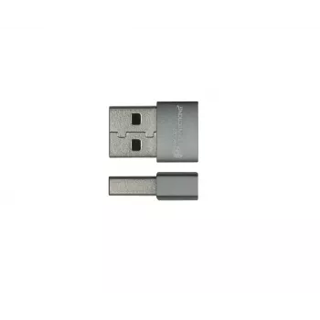 USB dzimuma mainītājs Alcasa USB-AD203-5 USB-A uz USB-C pelēks