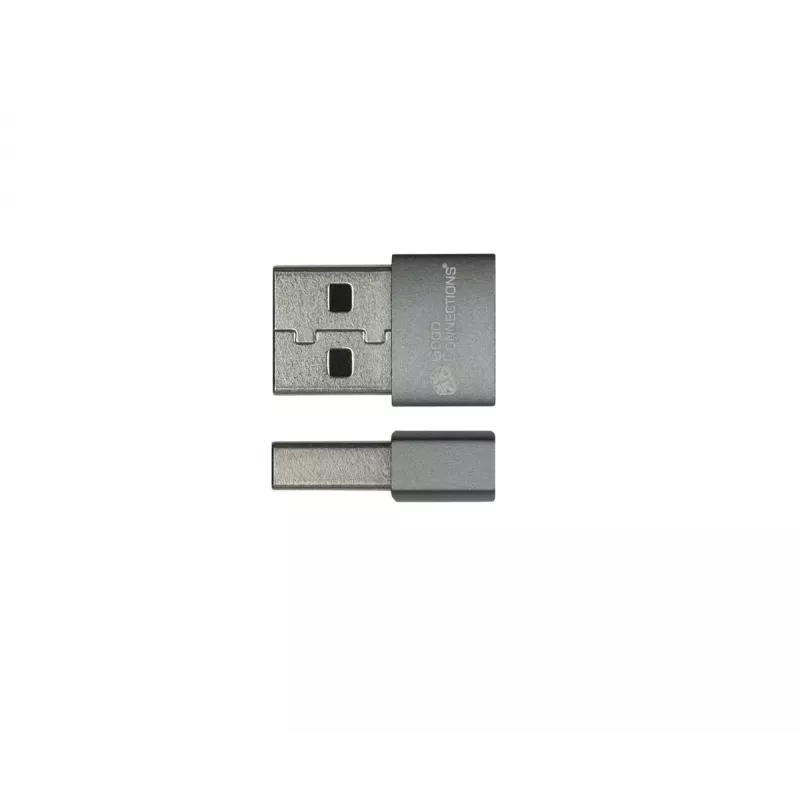 USB dzimuma mainītājs Alcasa USB-AD203-5 USB-A uz USB-C pelēks