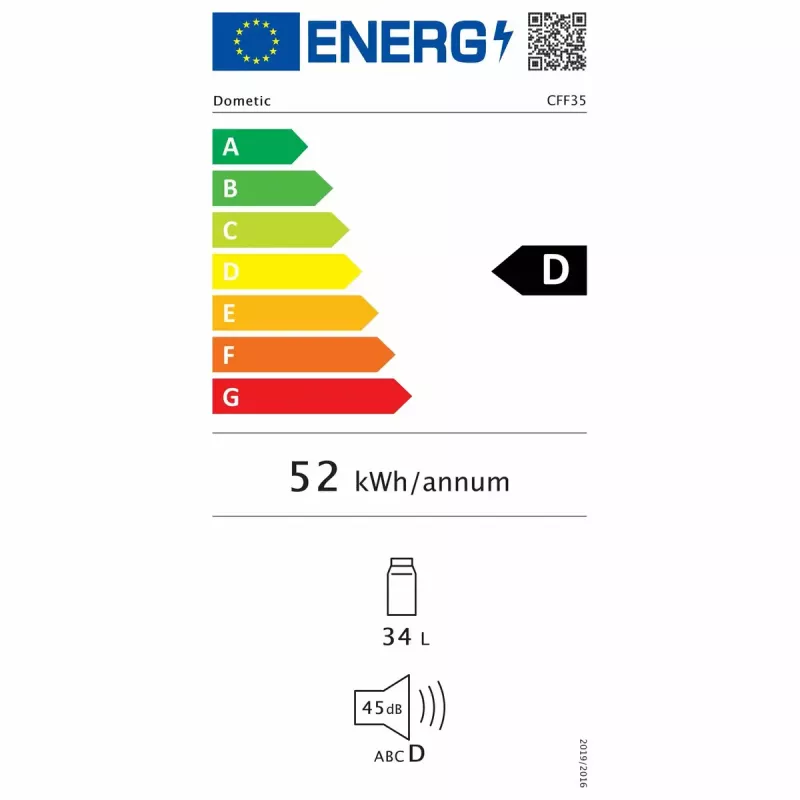 Aukstuma kaste Dometic CFF35 34L elektriskā pelēka