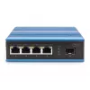 Digitus 4 portu Fast Ethernet tīkla PoE slēdzis, industriāls, nepārvaldāms, 1 SFP augšupsaite
