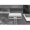 Plākstera panelis DIGITUS Desktop modular blank, ekranēts, 8 portu, tērauds, pelēks, pie sienas stiprināms