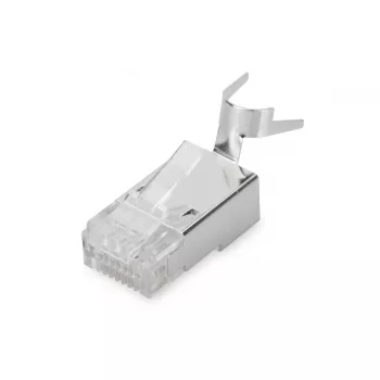 Digitus CAT 6A modulārais kontaktdakšu apaļajam kabelim, ekranēts, 100 gab. RJ-45 vīrietis