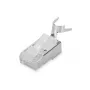 Digitus CAT 6A modulārais kontaktdakšu apaļajam kabelim, ekranēts, 100 gab. RJ-45 vīrietis