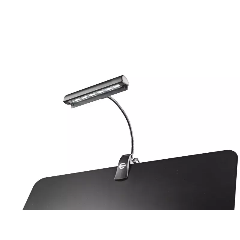 Nošu gaisma König & Meyer 12248-000-55 LED Baterija Maiņstrāva Melna