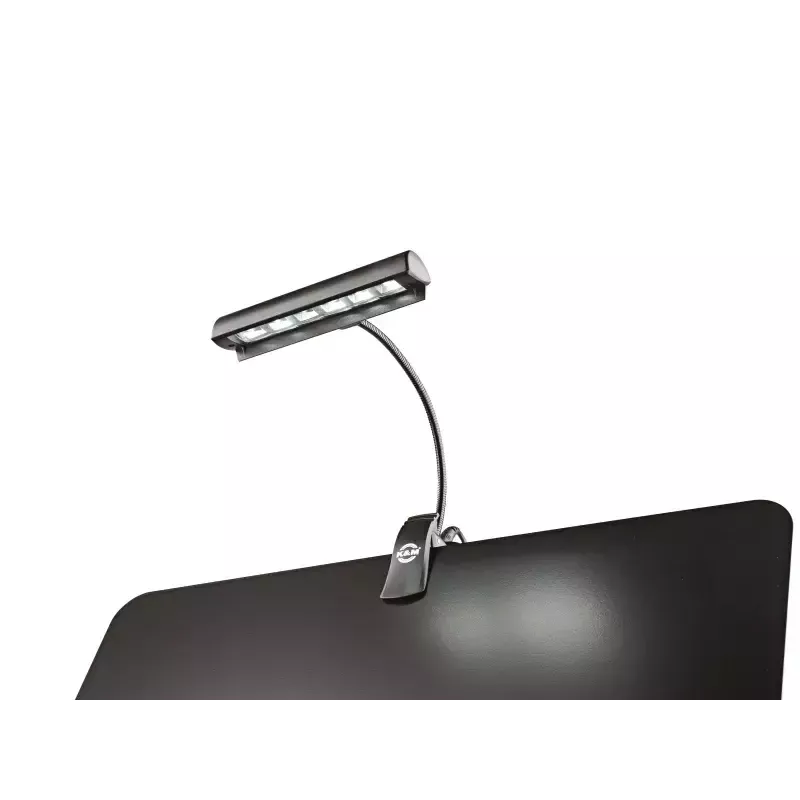 Nošu gaisma König & Meyer 12248-000-55 LED Baterija Maiņstrāva Melna