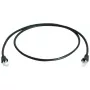 Tīkla kabelis Telegärtner Cat.7 MP8 FS 600 LSZH 10.0m melns