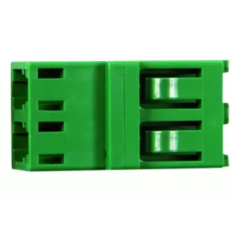 Optiskās šķiedras adapteris LC/APC Telegärtner J08071A0004 zaļš