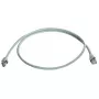 Tīkla savienojuma kabelis Telegaertner Cat6a SF/UTP (S-FTP) 0,25 m, RJ45–RJ21, niķelēti kontakti, pelēks