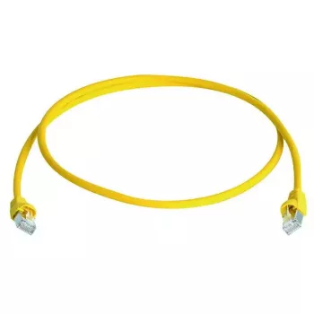 komutācijas kabelis Telegaertner MP8 FS 500 LSZH 0.25 m dzeltena Cat6a SF/UTP (S-FTP) RJ-45–RJ-45