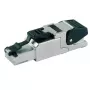 Telegärtner MFP8 T568 A Cat.6A RJ-45 savienotājs, melns/sudrabots