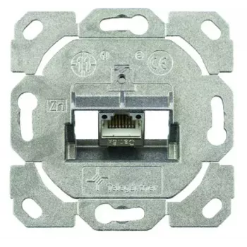 RJ-45 kontaktligzda Telegärtner J00020A0531 Metallic 1 module Category 6a