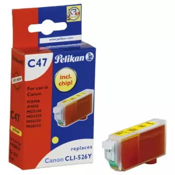 Tintes kasetne Pelikan C47 dzeltena – tintes ar pigmentu, viens iepakojums (1 gab.)