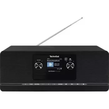 Digitālais galda radio TECHNISAT DigitRadio 372 CD BT melns ar CD atskaņotāju un Bluetooth