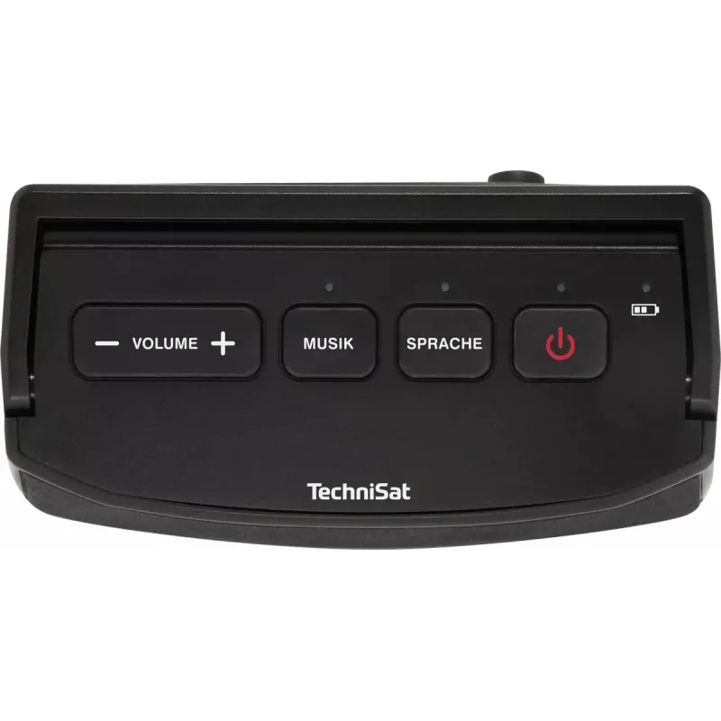 Stereo pārnēsājams skaļrunis TECHNISAT ISIBOX 1 — 4 W RMS, vadu un bezvadu, iebūvēta baterija, USB-C, melns