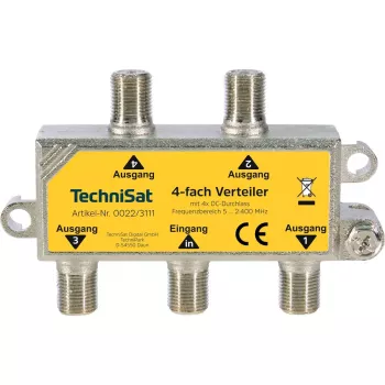 Kabeļu sadalītājs TechniSat 0022/3111 75 Ω 5 - 2400 MHz