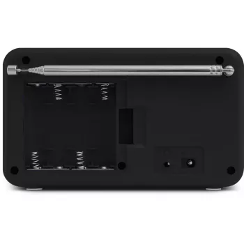 Portatīvais radio TECHNISAT VIOLA 2 – DAB+ un FM, LCD displejs, 1 W, 3,5 mm ligzda, melns