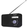 Portatīvais radio TECHNISAT VIOLA 2 – DAB+ un FM, LCD displejs, 1 W, 3,5 mm ligzda, melns