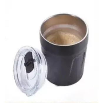 TROIKA ESPRESSO DOPPIO 160 ml Melns Nerūsējošais tērauds
