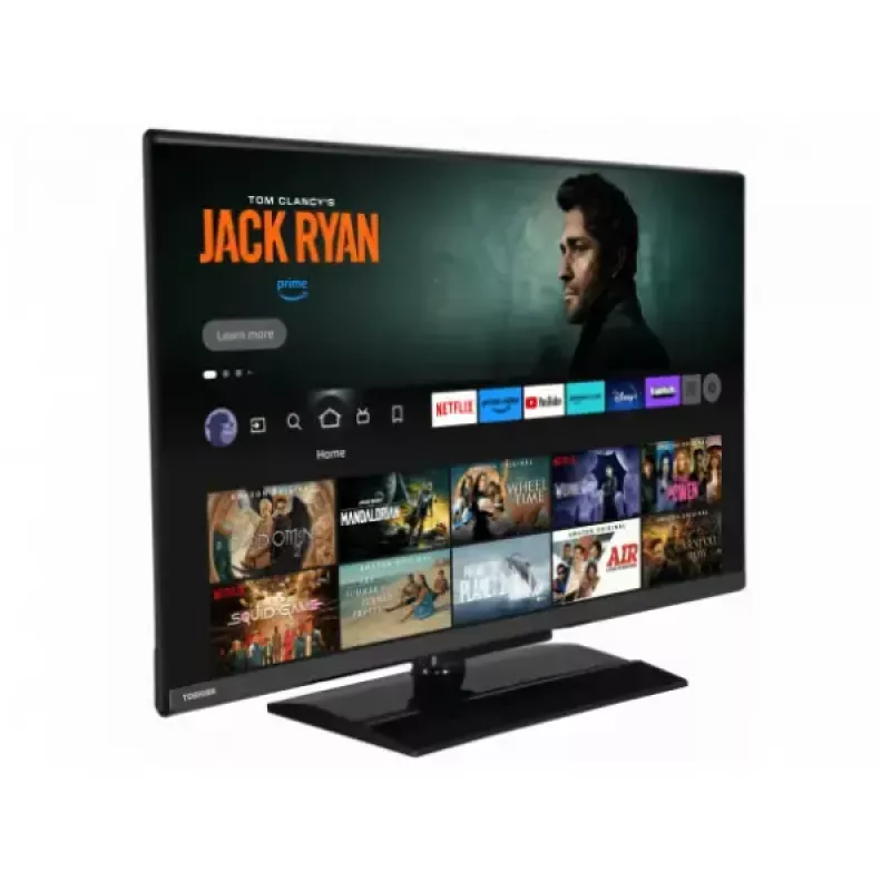 Toshiba 32LV3F63DA 32 collu (81,3 cm) Full HD DLED viedtelevizors, 1920×1080, 250 cd/m², DVB-C/DVB-S2/DVB-T2, melns