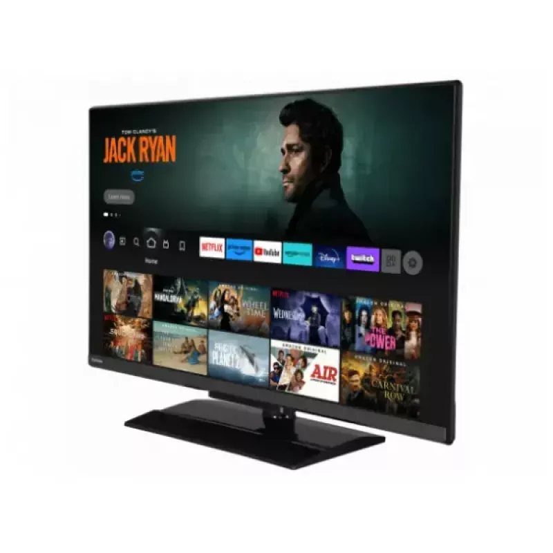 Toshiba 32LV3F63DA 32 collu (81,3 cm) Full HD DLED viedtelevizors, 1920×1080, 250 cd/m², DVB-C/DVB-S2/DVB-T2, melns