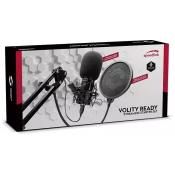 Studijas mikrofons SPEEDLINK Volity Ready melns