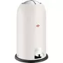 Wesco Kickmaster Jr. atkritumu tvertne smilšu matētā apdarē — modelis 112767, izturīga, viegli tīrāma