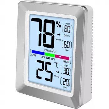 Digitālā meteoroloģiskā stacija Technoline WS 9460 Sudraba Iekštelpu termometrs higrometrs