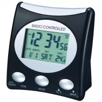 Digitālais modinātājpulkstenis Technoline WT 221 T Melns 12/24h LCD