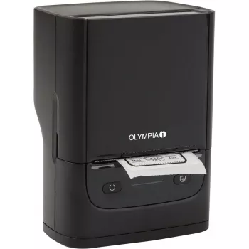 Etiķešu printeris Olympia PM 220 melns kompakts dizains, modelis 6302
