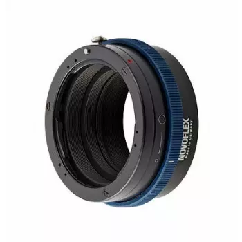 Kameras objektīva adapteris Novoflex NEX/PENT — stiprinājuma adapteris Sony NEX uz Pentax K, melns/zils