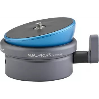 Līmeņošanas kalote Novoflex Magic-Balance 75 MBAL-PRO75 — līmeņošanas galva statīviem, 75 mm platformas diametrs, kompakts viegls dizains