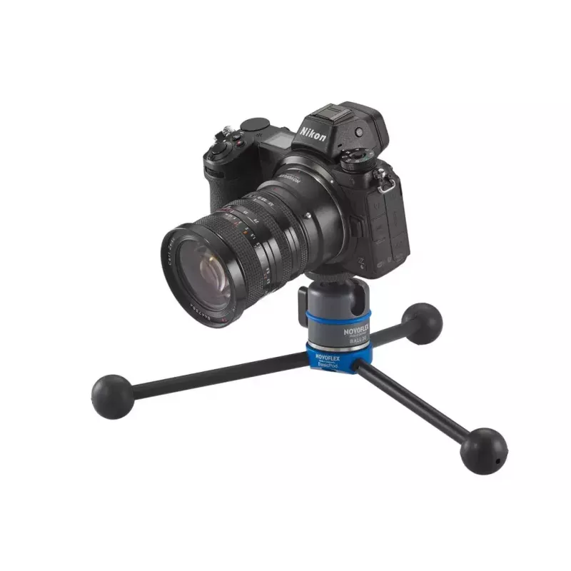 Statīvs Novoflex BasicPod Mini digitālajām/filmu kamerām melns zils