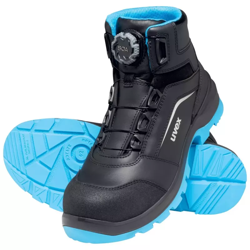 Drošības zābaki Uvex xenova BOA S1P Unisex pieaugušajiem Melni Zili Āda PU