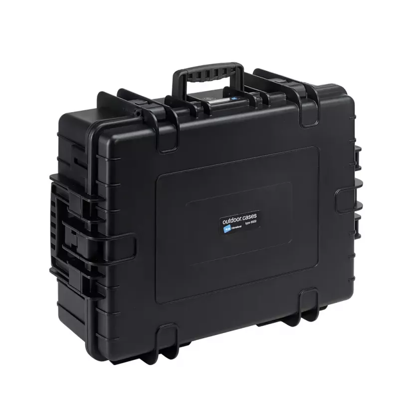 B&W Cases Type 6500 portfeļa klasiskā kofera kaste melna polipropilēna