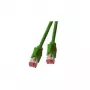 Tīkla kabelis EFB Elektronik RJ45 S/FTP Cat6a Zaļš 7,5 m