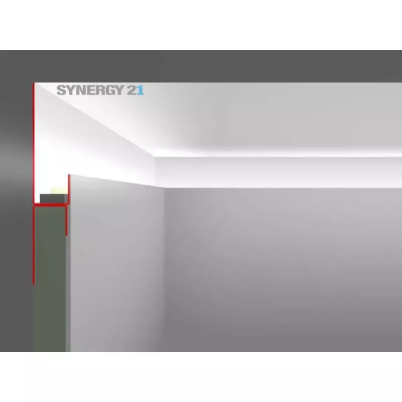 Montāžas komplekts Synergy 21 S21-LED-PR00150 balta cinka