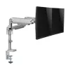 Divu ekrānu monitora statīvs ar gāzes atsperēm Tripp Lite (EATON) DDR1732DAL 13–34 collu ekrāniem, skavas vai starplikas stiprinājums, USB un audio pieslēgvietas, sudraba krāsā