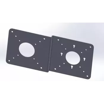 montāžas komplekts ALLNET VESA_MINIPC_PLATE melns