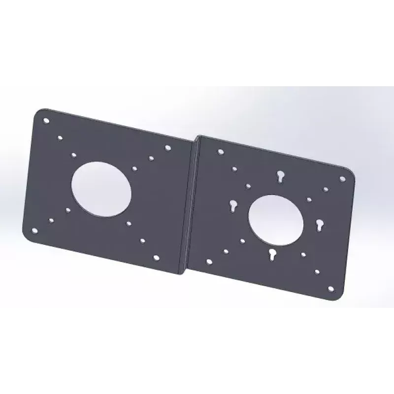 montāžas komplekts ALLNET VESA_MINIPC_PLATE melns